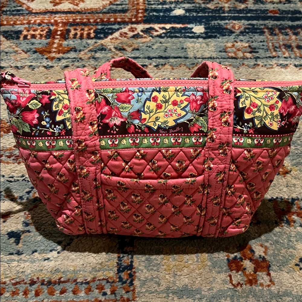 Vera Bradley Pink Tote Bag with Stylish Design